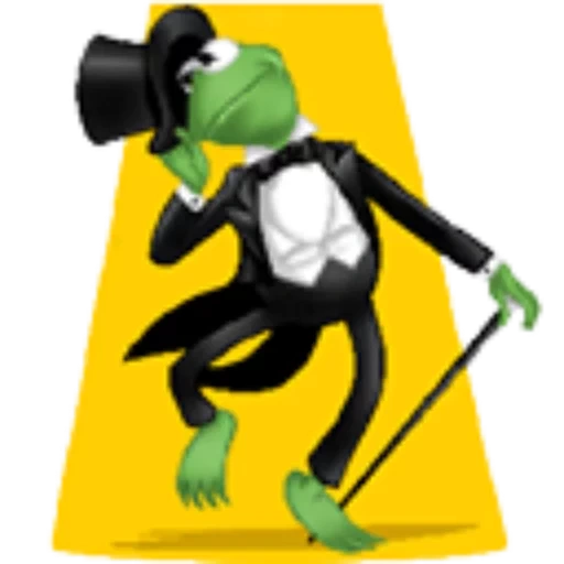 frog, business frog, green frog, green frog, super joyful cartoon frog