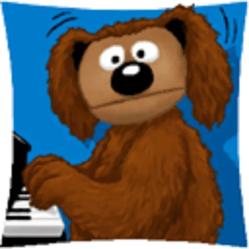 jouets, muppets show, rowlf the dog, muppet show rolf, chien rolf muppet