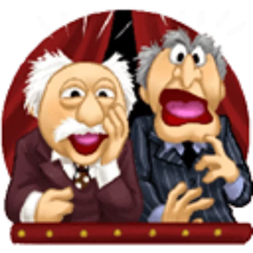 mappet show old people, statler mappet show, statler and waldorf, old men mappet show, two old men mappet show