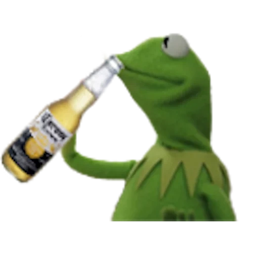 kermite pepe, cermit lipton, cermite de grenouille, grenouille avec mème de vin, thé grenouille kermit