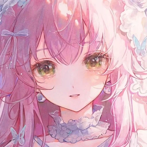 carino anime, himemori luna, anime bellezza, pittura anime girl, anime girl è bellissima