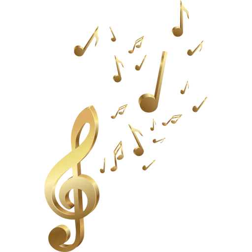 background notes, notes gold, gold notes, musical background, musical note
