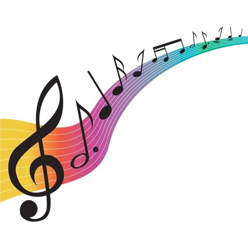 music, musical note, musical drawings, music vector clipart, children's music school no 2