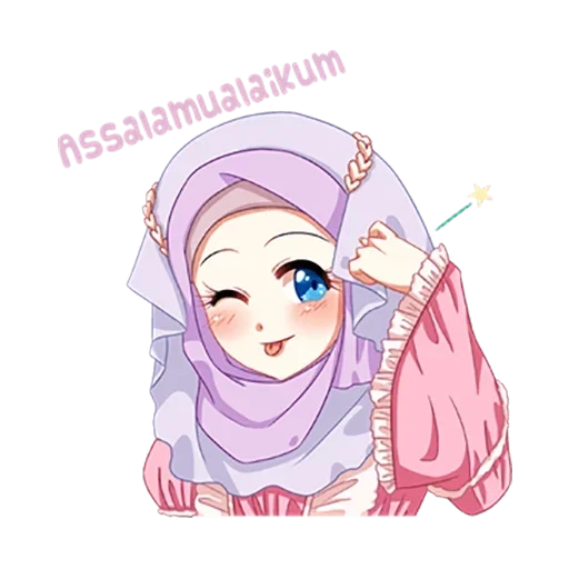 hijabe, anime hijab, ragazza hijabe, anime girls hijabe, anime ragazze musulmane