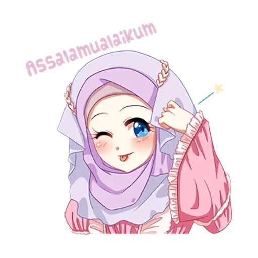 das kopftuch, cover anime, mädchen mit hijab, anime mädchen hijab, anime muslimische mädchen