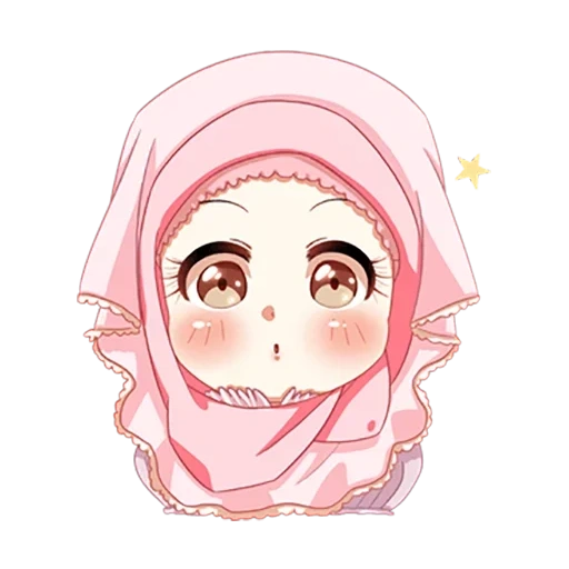 young woman, hijabe, anime hijabe, muslim, ryka_bomsha_324 name broadcastmyass