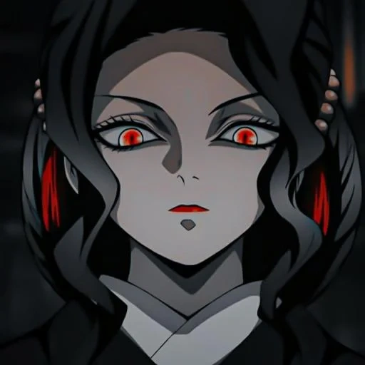 kibbuzulai, mujer de animación, personajes de animación, kimetsu no yaiba muzan, kimetsu nuo yaiba mudzan girl