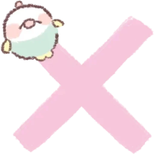anime, cross, cross svg, pink cross, transparent background