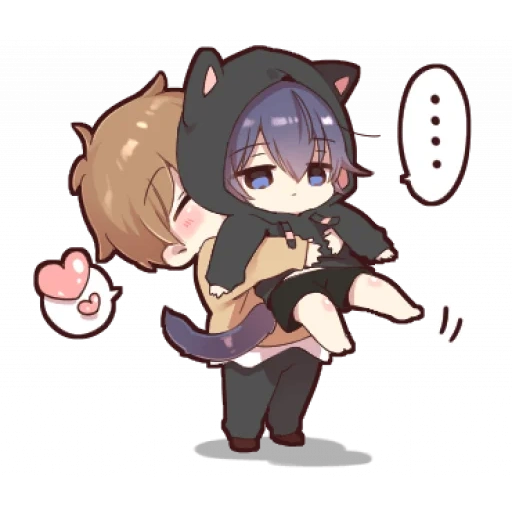 anime, noko chibi, cute anime, anime charaktere, bewegung comic niedlich