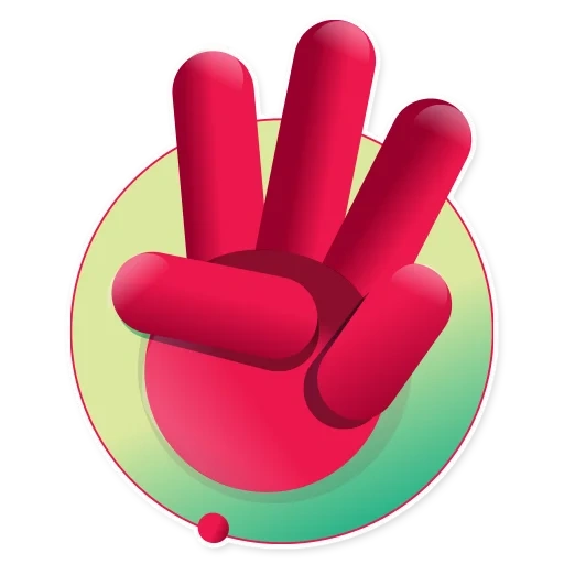 рука, логотип, логотип ok, красный символ, saver 2 эмблема
