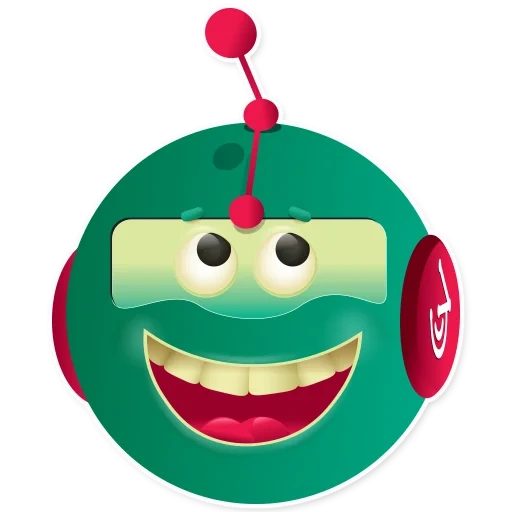 ein spielzeug, wassermelonen cartoon, lächeln roboter, smiley roboter, wonderballs ting