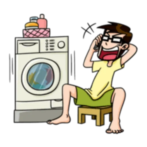 la lavatrice, lavaggio cartone animato, lavaggio cartone animato, lavatrice cartone animato, lavatrice moderna