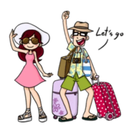 humano, desenho de casal viajante, irmã mais velha da gravidade, um casal viaja um vetor, roupas de viagem desenhando