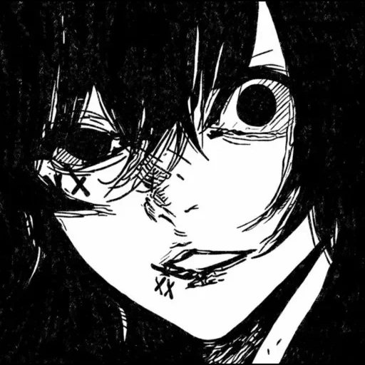 image, manga anime, l'anime est sombre, personnages d'anime, manga juuzou suzuya