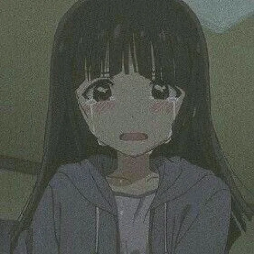 девушки аниме, грустные аниме, топ грустных аниме, аниме эстетика слезы, плачущие аниме персонажи
