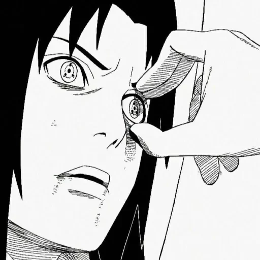 bande dessinée de naruto, les yeux de sasuku itachi, sasuke a les yeux arrachés, naruto sasuke manga, naruto manga sasuke pleure