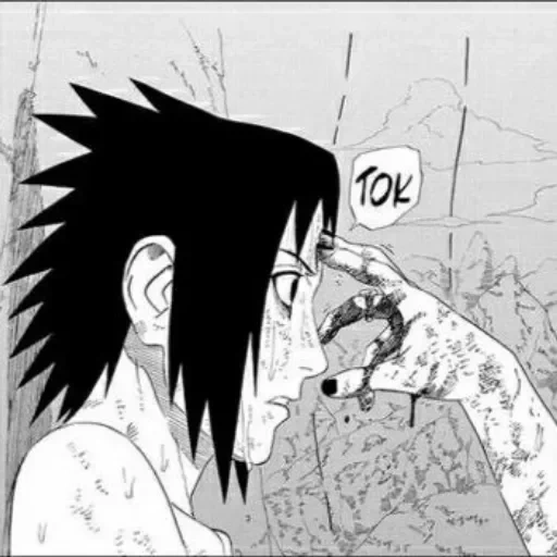 sasuke cartoon, sasuke, itachi sasuke, the death of itachi manga, sasuke cherry blossom cartoon