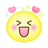 3 émoticônes, face emoji, smiley, smiley emoboy, emoji clignotant