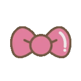 kitty bow, the bow is pink, bow metric, hello kitty bow, bow hallow kitty