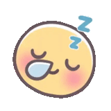 smiling face, emoji, sleeping smiling face, a sleepy smiling face, emoji