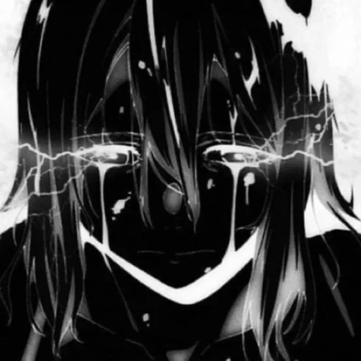 art, picture, shadovreiz, egor letov, anime demon is crying