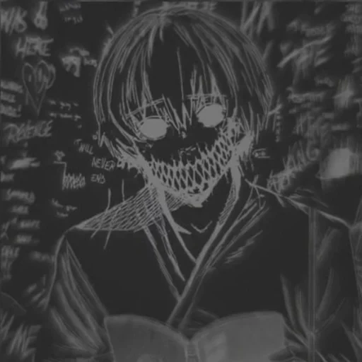 anime, kaneki, picture, the anime is dark, sad anime