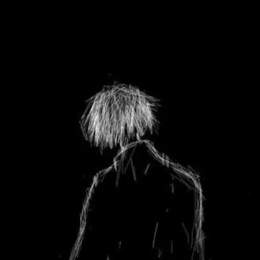 in the darkness, darkness, human, dark drawings, tokyo ghoul