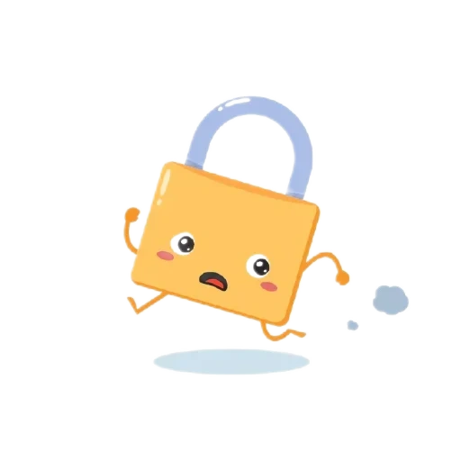 symbole du château, verrouillage des icônes, serrure à badge, cadenas emoticon pack, illustration vectorielle