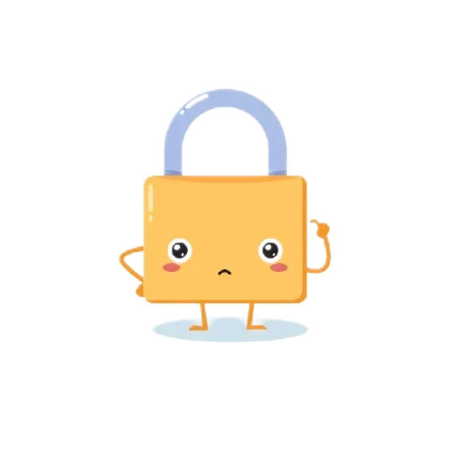 icon lock, badge lock, padlock, expression pack padlock, expression apple no background lock