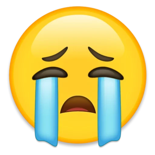 рисунок, эмодзи слезы, рыдающий эмодзи, эмодзи, crying emoji