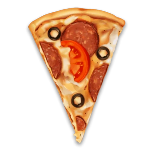 pizza, кусок пиццы, реалистичный кусок пиццы, пицца, пицца с сыром