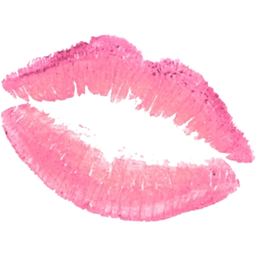 розовые губы, губы помада, отпечаток помады, губы на белом фоне, красивые губы и отпечаток помады