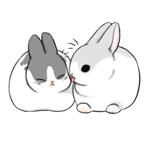 стикеры rabbit machiko, милые мультяшные кролики, кролик мачико стикеры, милый кролик арт, милые кролики