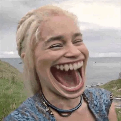 frau, emilia clark, emilia clark lachen, daenerys targaryen, emilia clark emotionen