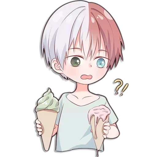 imagen, todoroki, sho chibi, chibi todoroki, todoroki shoto chibi