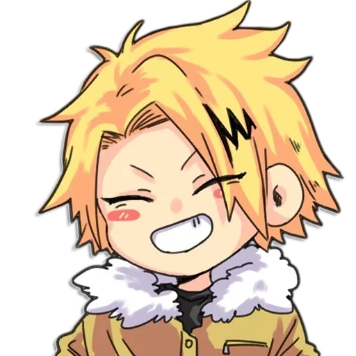 chibi, denki chibi, denki kaminari, kaminari denka chibi, my heroic academy