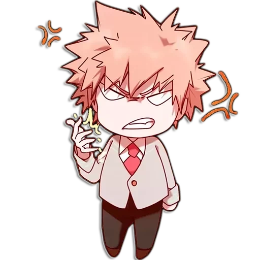 bakugou, бакуго кацуки, кацуки бакугоу, katsuki bakugou, киришима эйджиро бакугоу кацуки чиби