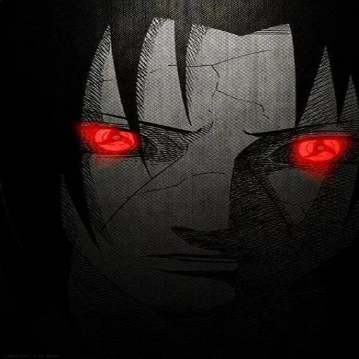 итачи, sasuke, шаринган саске, sharingan sasuke, глаза итачи темноте