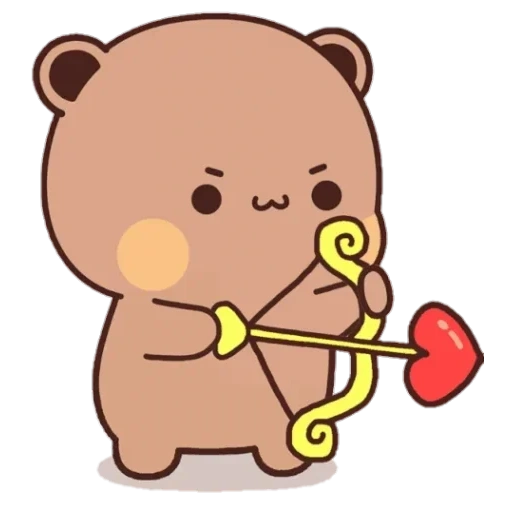 kawaii, clipart, desenhos fofos, animais fofos, merry bear