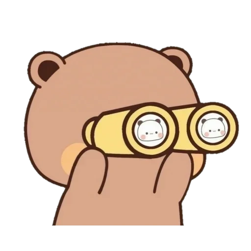 un ours mignon, mignon de dessin animé, les dessins sont mignons, dessins kawaii
