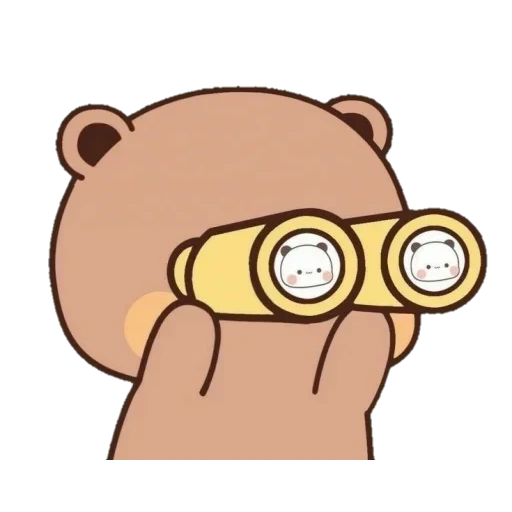 urso fofo, cartoon fofo, os desenhos são fofos, desenhos kawaii