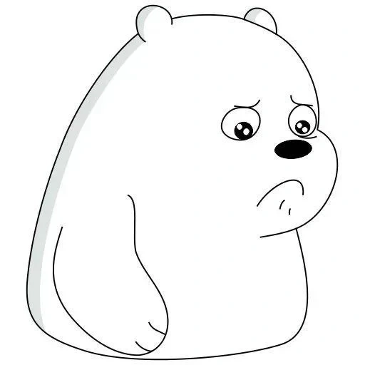 der eisbär, das bärenmuster, der kleine bär ist lustig, das muster des eisbären, ice bear we bare bears