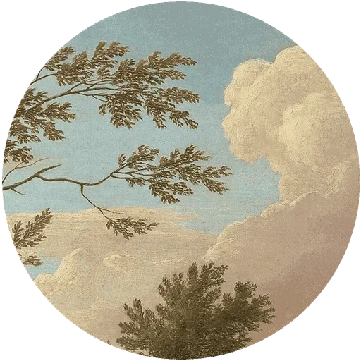 unbekannt, die meeresbrise, die wandmalerei, george lambert kirkstall abbey, sonnenuntergang malerei wandgemälde wiedergeburt wolken