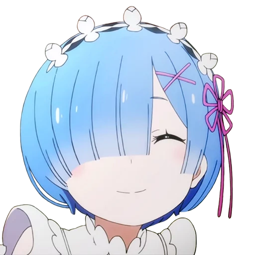 rem re zero, рэм ре зеро, аниме персонажи, аниме стикеры, ре зеро