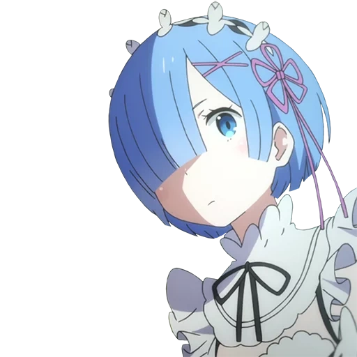 re zero rem, ре зеро стикеры, рэм ре зеро, аниме ре зеро, аниме стикеры кокоа