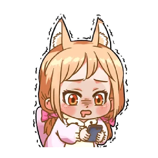 anime, un poco de anime, dibujos de anime, personajes de anime, kemono friends serval chibi