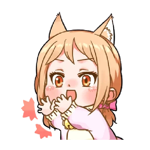 neko bea, sweetie bunny, personajes de anime, gyate gyate holo, anime cats chibi