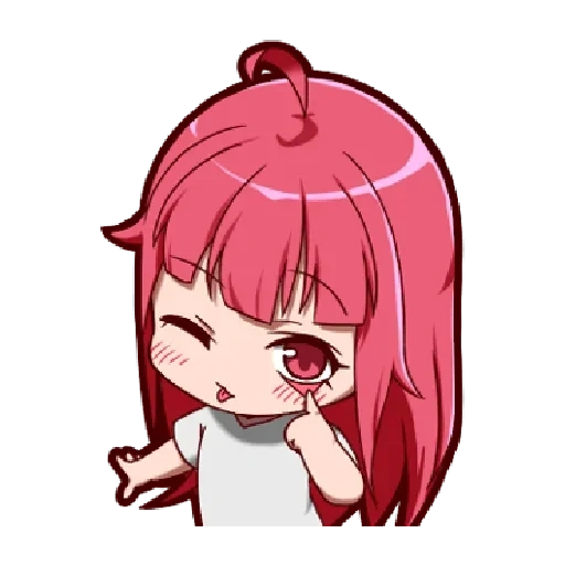 anime, anime girl, anime charaktere, mukineko puniko, chibi elfenlied