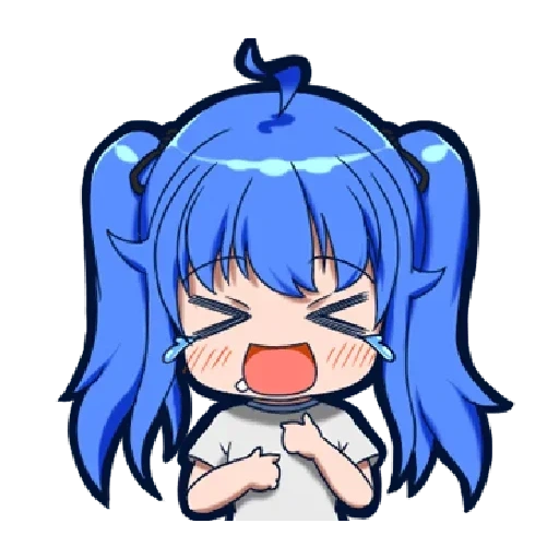 anime, anime chibi, emoções de anime, personagens de anime, konata izumi chibi