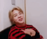 jimin bts, chimin bts, bangtan boys, park chi man gif, park ji-min está envergonhado